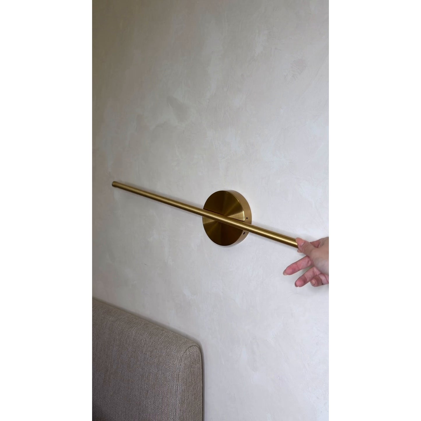 Luxvisor Rotate™ — Adjustable LED Wall Sconce | Modern Brass Wall Light